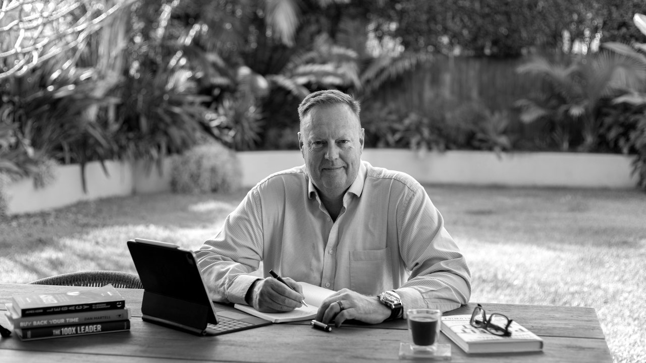 Ian Markram at his desk preparing for a strategy call